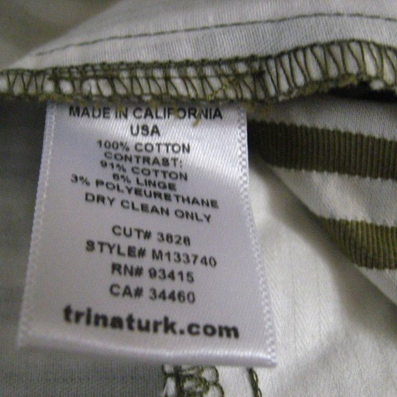 🩳 Mister Mr. Trina Turk Vertical Stripe Men's Shorts 28 - Picture 5 of 6
